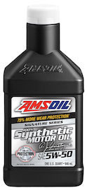 SAE 5W-50 Signature Series 100% Synthetic Motor Oil (AMR)
